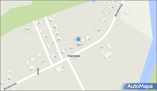 Golub-Dobrzyń, Brodnicka, 65, mapa Golub-Dobrzyń