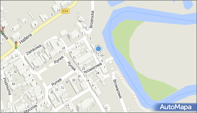 Golub-Dobrzyń, Browarowa, 3, mapa Golub-Dobrzyń