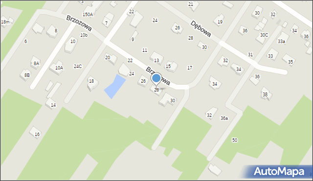 Góra Kalwaria, Brzozowa, 28, mapa Góra Kalwaria