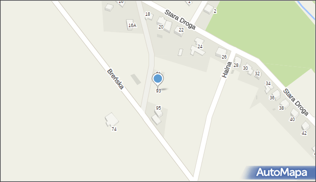 Górki Małe, Breńska, 93, mapa Górki Małe