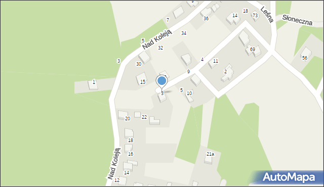 Górki Śląskie, Brzozowa, 3, mapa Górki Śląskie