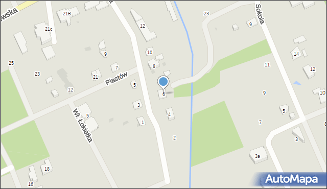 Grodzisk Mazowiecki, Brzozowa, 6, mapa Grodzisk Mazowiecki
