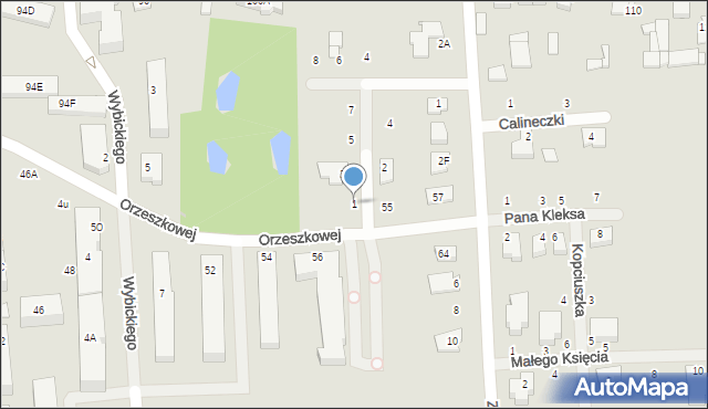 Grójec, Brzechwy Jana, 1, mapa Grójec