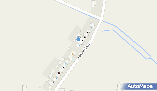 Gromiec, Broniewskiego Władysława, 15, mapa Gromiec