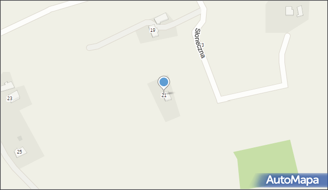 Hażlach, Brzozowa, 21, mapa Hażlach