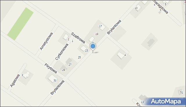 Henrykowo, Brylantowa, 20, mapa Henrykowo