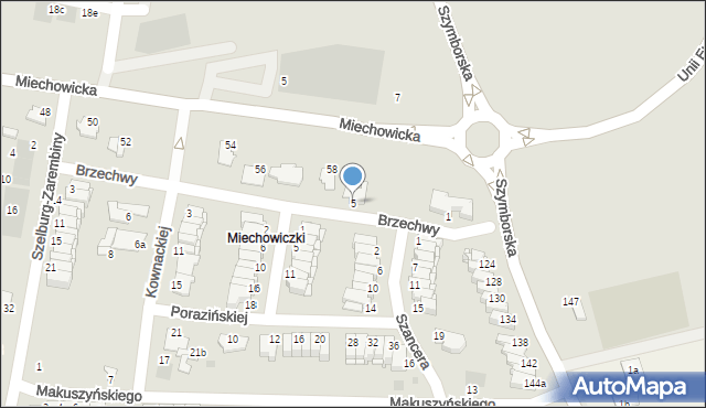 Inowrocław, Brzechwy Jana, 5, mapa Inowrocławia