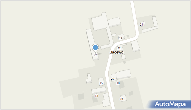 Jacewo, Brzozowa, 17, mapa Jacewo