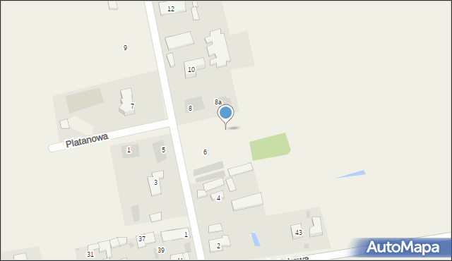 Jacewo, Brzozowa, 6a, mapa Jacewo