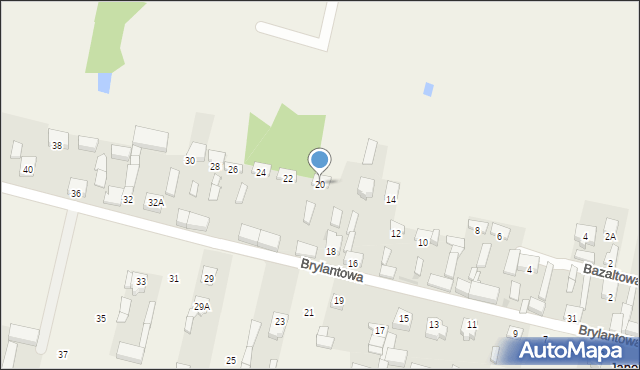 Janowice, Brylantowa, 20, mapa Janowice