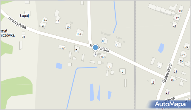 Janowiec Wielkopolski, Brudzyńska, 5, mapa Janowiec Wielkopolski