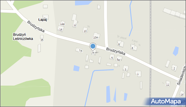 Janowiec Wielkopolski, Brudzyńska, 7, mapa Janowiec Wielkopolski
