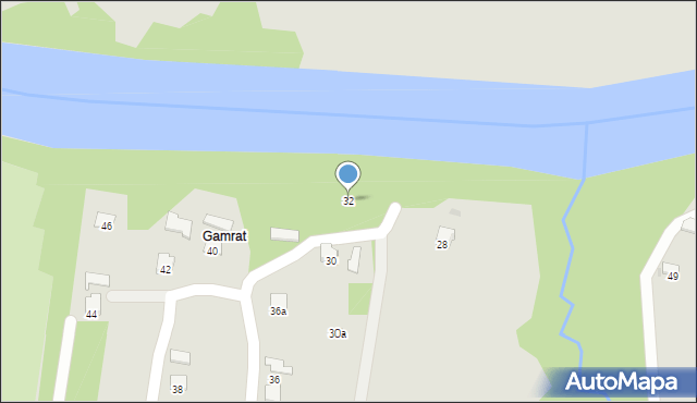 Jasło, Bryły, 32, mapa Jasła