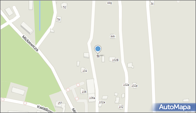 Jasło, Bryły, 56, mapa Jasła