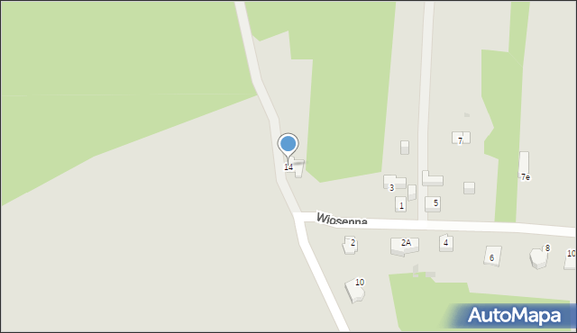 Jaworzno, Bratków, 14, mapa Jaworzno