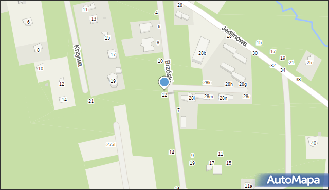 Jedlicze A, Brzóski Stanisława, ks., 12, mapa Jedlicze A