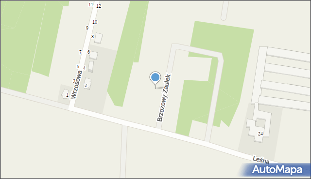 Jeszkowice, Brzozowy Zaułek, 30, mapa Jeszkowice