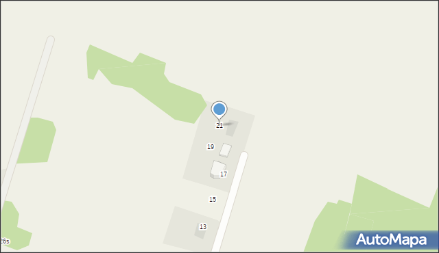 Józefowo, Brzozowa, 21, mapa Józefowo