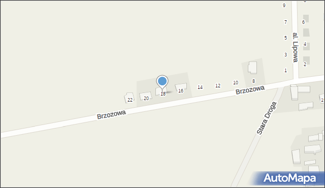 Kalwy, Brzozowa, 18, mapa Kalwy