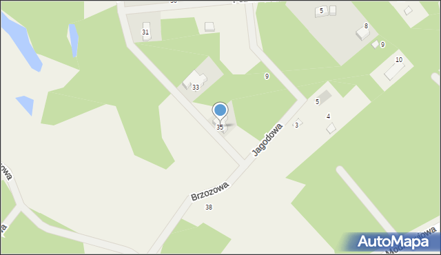 Karczewko, Brzozowa, 35, mapa Karczewko