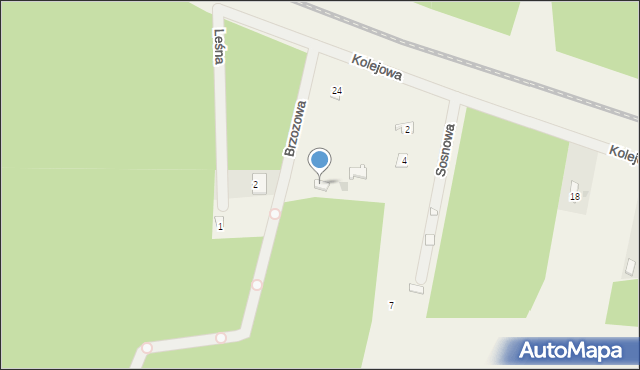 Karpiska, Brzozowa, 5, mapa Karpiska