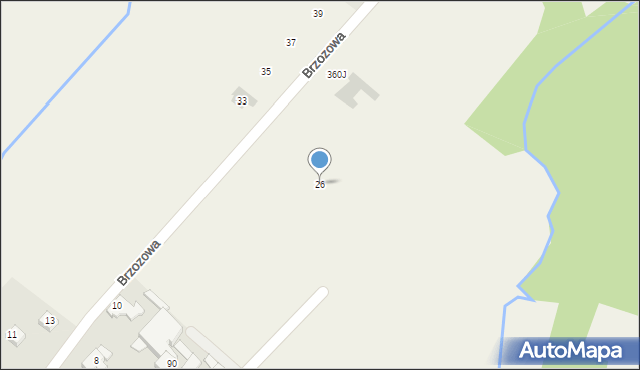 Klecza Dolna, Brzozowa, 26, mapa Klecza Dolna