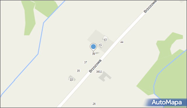 Klecza Dolna, Brzozowa, 39, mapa Klecza Dolna