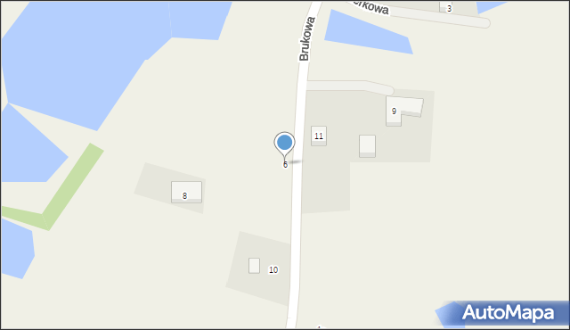 Klonowo Górne, Brukowa, 6, mapa Klonowo Górne
