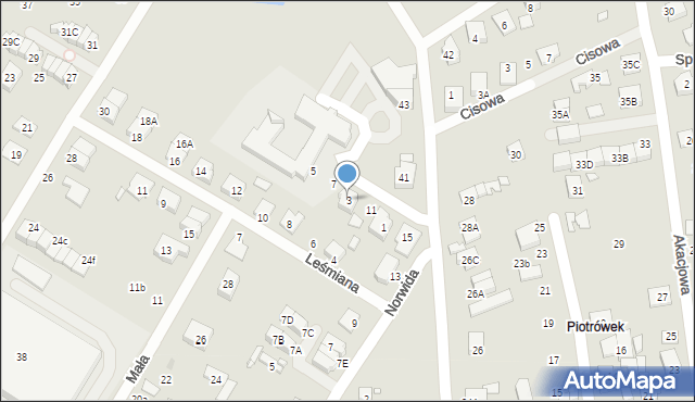 Kobyłka, Brzechwy Jana, 3, mapa Kobyłka