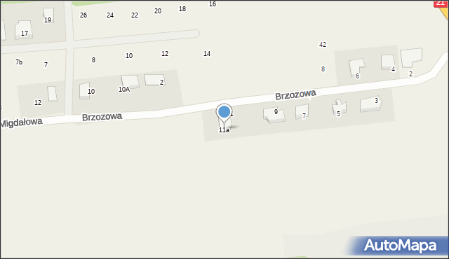 Kobylnica, Brzozowa, 11a, mapa Kobylnica