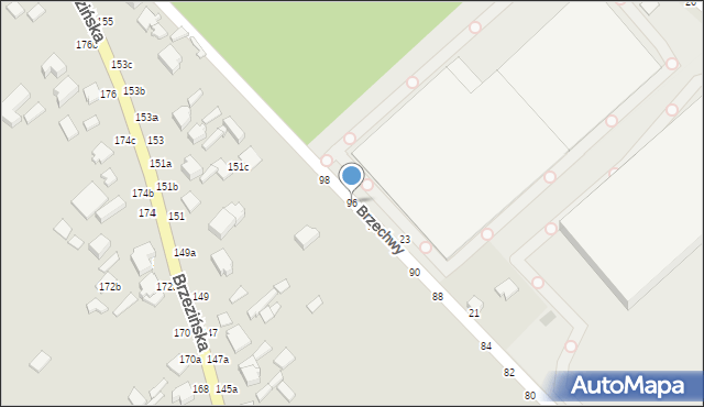 Koluszki, Brzechwy Jana, 96, mapa Koluszki