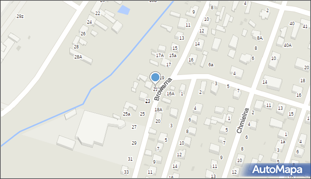 Konstantynów Łódzki, Browarna, 21, mapa Konstantynów Łódzki