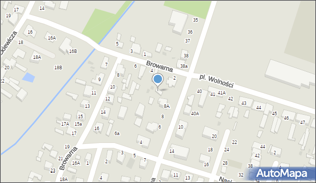 Konstantynów Łódzki, Browarna, 2a, mapa Konstantynów Łódzki