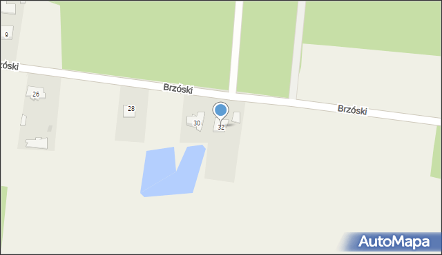 Korczew, Brzóski Stanisława, ks., 32, mapa Korczew