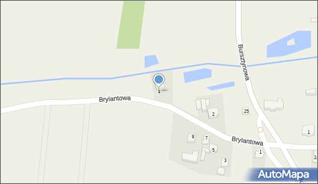 Korczew, Brylantowa, 4, mapa Korczew
