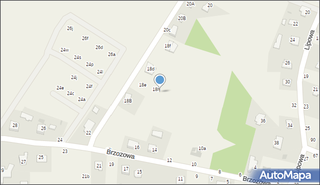 Koszyce Małe, Brzozowa, 18j, mapa Koszyce Małe