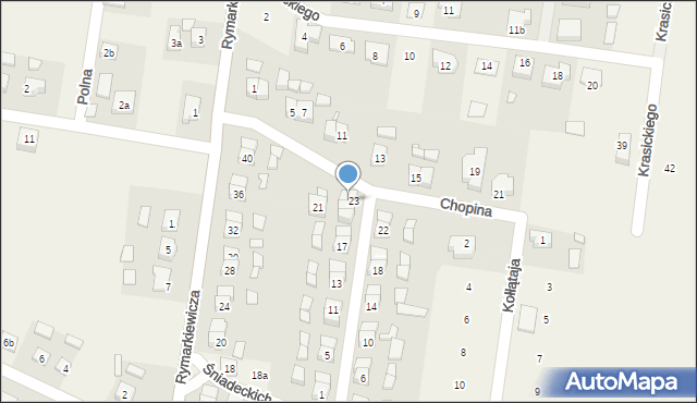 Kotlin, Braci Śniadeckich Jana i Jędrzeja, 29, mapa Kotlin