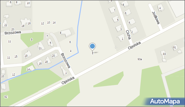 Kotórz Mały, Brzozowa, 2, mapa Kotórz Mały