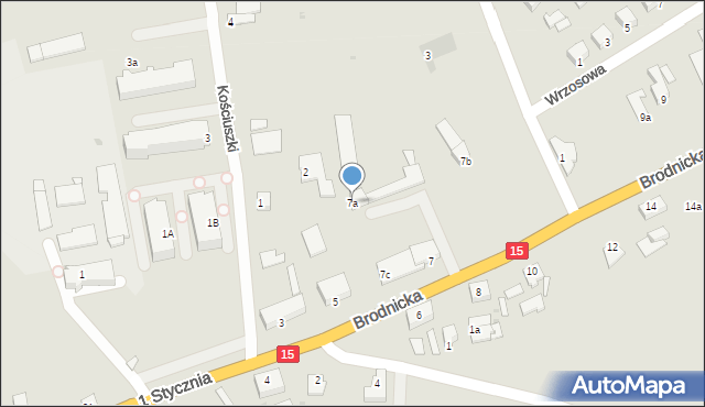 Kowalewo Pomorskie, Brodnicka, 7a, mapa Kowalewo Pomorskie