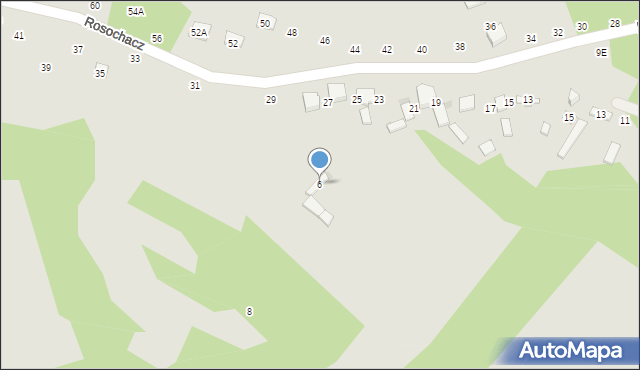 Koziegłowy, Brzozowa, 6, mapa Koziegłowy