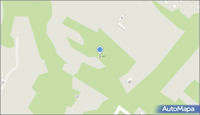 Koziegłowy, Brzozowa, 8, mapa Koziegłowy