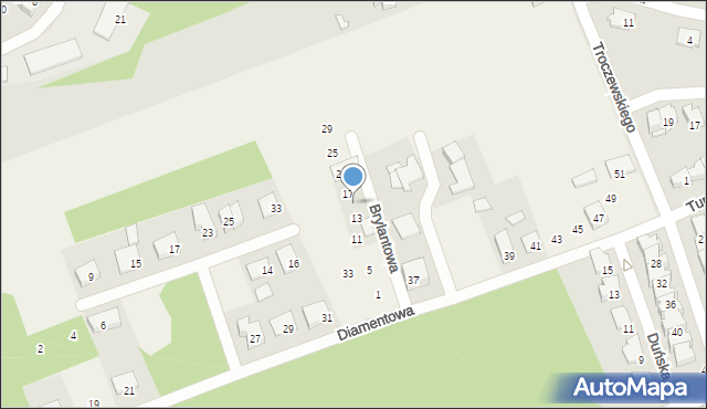 Krupniki, Brylantowa, 15, mapa Krupniki