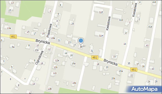 Kup, Brynicka, 29, mapa Kup