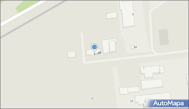 Łapy, Brańska, 9, mapa Łapy