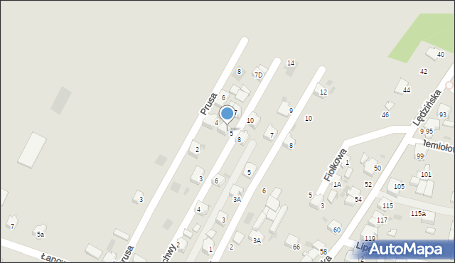 Lędziny, Brzechwy Jana, 7B, mapa Lędziny