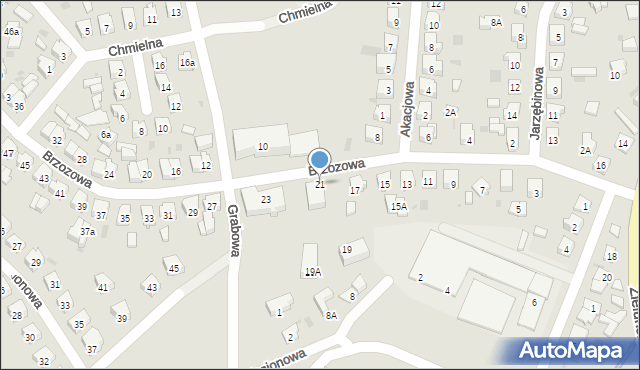 Lidzbark, Brzozowa, 21, mapa Lidzbark