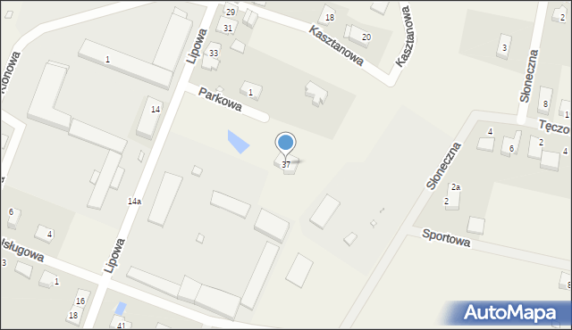 Lipnik, Brzozowa, 37, mapa Lipnik