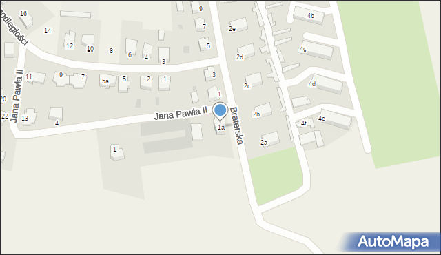 Lisewo Malborskie, Braterska, 1a, mapa Lisewo Malborskie