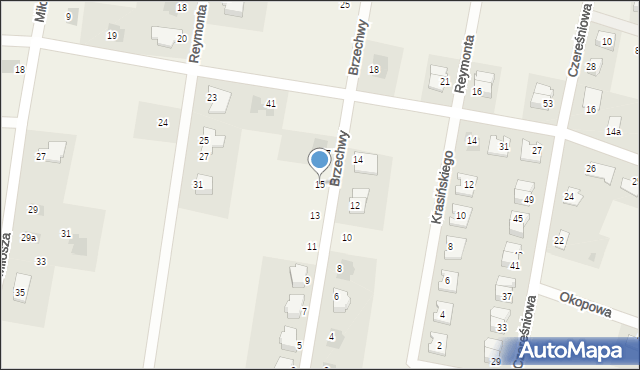 Łochowo, Brzechwy Jana, 15, mapa Łochowo