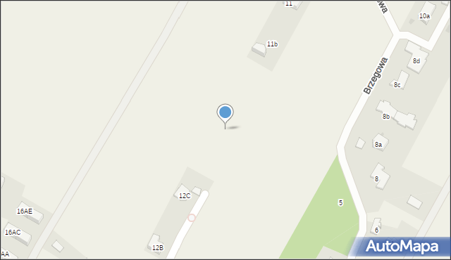 Łomianki Dolne, Brzegowa, 11e, mapa Łomianki Dolne